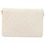 CHANEL Matelasse Chain Shoulder Bag Lamb Skin White Gold CC - vista 3