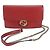 Gucci Interlocking G Chain Schultertasche Rot