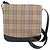 Bolsa de Ombro Burberry Nova Check em Lona e Couro Preto Bege