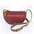 Burberry Olympia Leder 2-Way Tasche Braun Rot Bordeaux - Ansicht 4