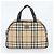 Borsa Tote in pelle Burberry Nova Check Beige