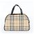 Borsa Tote in pelle Burberry Nova Check Beige - vista 3