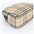 Borsa Tote in pelle Burberry Nova Check Beige - vista 5