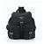 Prada Tessuto Nylon Triangle Logo Leather Backpack Black