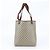 Borsa Tote Gucci Old GG Supreme Sherry Line Marrone - vista 3