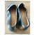 Espadrillas Christian Dior Granville in tela blu e bianca Bianco - vista 14