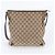 Borsa a tracolla Gucci GG Canvas Abbey in pelle Marrone - vista 3