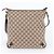 Borsa a tracolla Gucci GG Canvas Abbey in pelle Marrone - vista 3