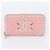 Chanel Caviar Leder CC Filigree Langbeutel Pink