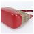Borsa a tracolla in pelle Burberry Nova Check Shadow Horse Rosso Beige - vista 4