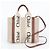 Chloé Woody Small Leder 2-Way Tasche Beige