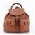 Zaino e borsa a tracolla Gucci Old Bamboo in pelle Marrone