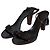 Sandali platform in pelle intrecciata marrone scuro Gucci