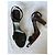 Sandali platform in pelle intrecciata marrone scuro Gucci - vista 7