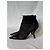 Botines Prada de piel negra con puntera con estampado de cocodrilo Negro - vista 2