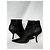Botines Prada de piel negra con puntera con estampado de cocodrilo Negro - vista 6