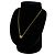 Collana Cartier C Heart in oro giallo 18K con diamanti - vista 7