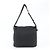 Borsa a tracolla in pelle e nylon Tessuto con logo triangolare Prada Nero