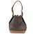 Borsa a tracolla in pelle Louis Vuitton Monogram Noe M42224 Marrone