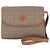 Borsa a tracolla in pelle Gucci con stampa all-over Old Logo Marrone