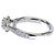 Anillo Half Eternity Camelia Chanel Platinum 950 - vista 2