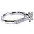 Anillo Half Eternity Camelia Chanel Platinum 950 - vista 4