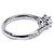 Anillo Half Eternity Camelia Chanel Platinum 950 - vista 6