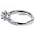 Anillo Half Eternity Camelia Chanel Platinum 950 - vista 7