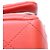 Chanel Double Flap Schultertasche aus rotem Lammleder - Ansicht 9