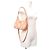 Borsa a tracolla Louis Vuitton Bicolor Empreinte Rose Trianon Bagatelle NM Rosa - vista 15