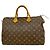 Borsa Louis Vuitton Monogram Speedy 35 Marrone