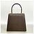 Borsa in pelle Gancini Salvatore Ferragamo Marrone - vista 11