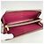 Louis Vuitton Monogram Portefeuille Clemence Long Wallet Fucsia - vista 3