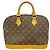 Bolso de mano Louis Vuitton Alma Monogram Castaño