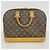 Bolso de mano Louis Vuitton Alma Monogram Castaño - vista 9