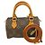 Sac à main Louis Vuitton Monogram Mini Speedy Marron
