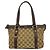 Borsa a mano Gucci in tela marrone