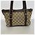 Borsa a mano Gucci in tela marrone - vista 11