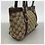 Borsa a mano Gucci in tela marrone - vista 2