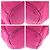 Zaino MCM Stark Special in pelle rosa con borchie e strass - vista 3