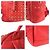 MCM Stark Studded Leather Backpack Red - view 5