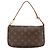 Louis Vuitton Monogram Pochette Accessoires Handbag Pouch Castaño