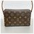 Sac à main Louis Vuitton Monogram Recital Marron - vue 8