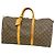 Keepall Bolsa Boston Louis Vuitton Marrom