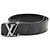 Cinto Louis Vuitton Monogram Eclipse Marrom Preto