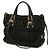 Prada Tessuto Gathered Tote Bag Black - view 3