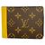 Louis Vuitton Monogram Macassar Portefeuille Multiple Wallet Castaño