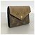 Portafoglio Tri-fold Louis Vuitton Monogram Reverse Portefeuille Victorine Marrone - vista 2