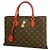 Borsa Tote Louis Vuitton Monogram Flower Rosso
