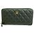Portafoglio lungo Chanel Matelassé in vitello granulato nero
